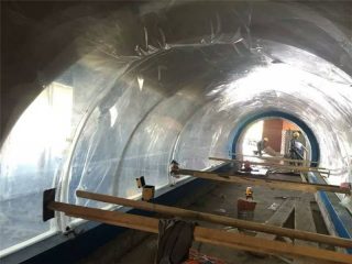 사용자 정의 대형 수족관 플라스틱 터널 아크릴 프로젝트